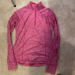 Pink half zip